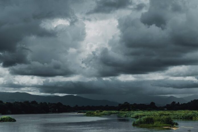 Monsoon clouds gathering over North Bengal